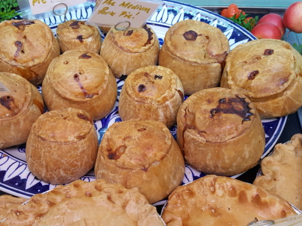 Hand raised Pork Pies
